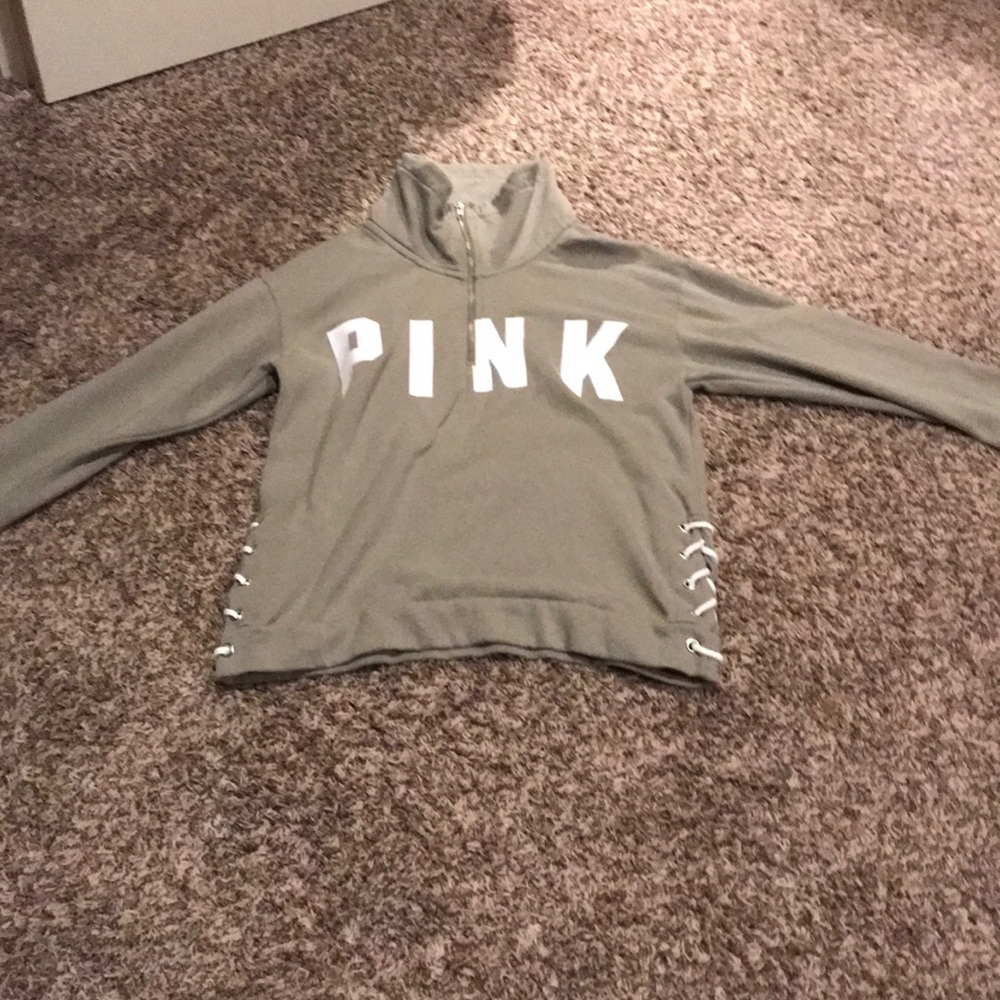 Green Half Zip Sweatshirt